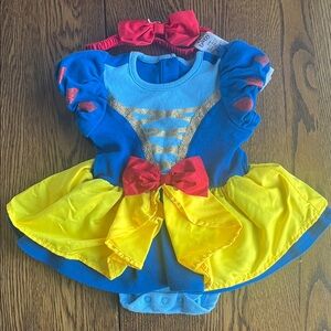 Disney Snow White Costume with Red Bow